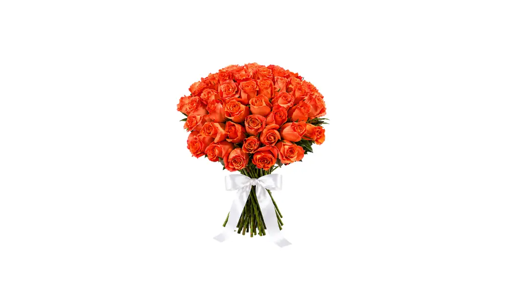 25 Orange Rose Bouquet